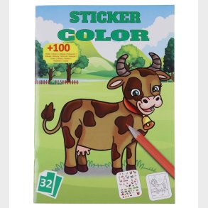 Megastar Malebog m. Klistermrker - 32 Sider - Bondegrd