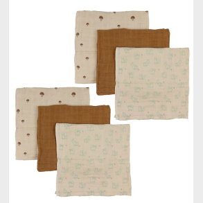 Pippi Stofbleer - 6-Pak - 65x65 cm - Almond