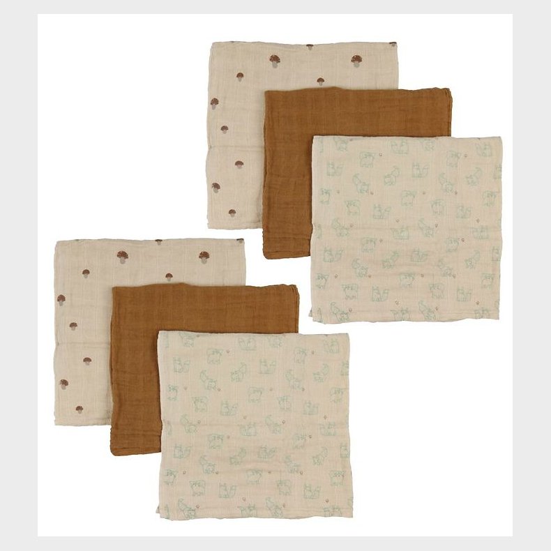 Pippi Stofbleer - 6-Pak - 65x65 cm - Almond