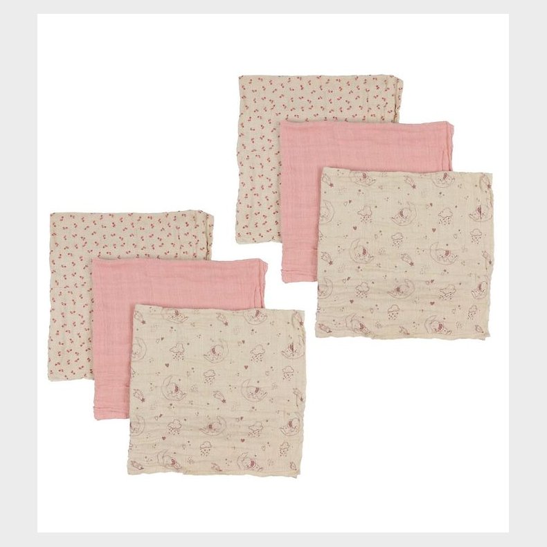 Pippi Baby Stofbleer - 6-Pak - 65x65 cm - Sheer Bliss