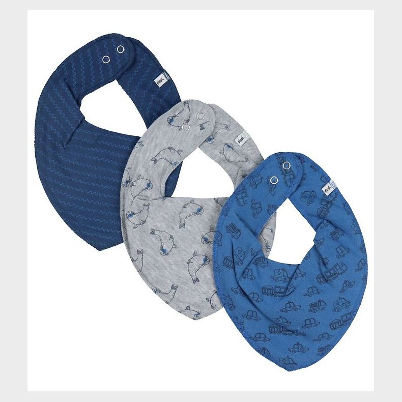 Pippi Baby Hagesmk - 3-Pak - Vallarta Blue