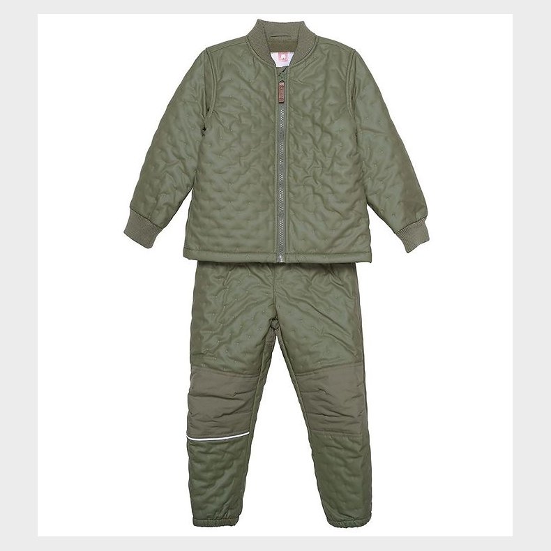 CeLaVi Termot�j m. Fleece - Coated - Army