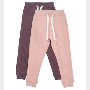 Minymo Sweatpants - Basic 37 - 2-Pak - Misty Rose