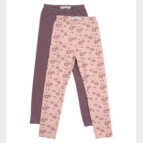 Minymo Leggings - 2-Pak - Misty Rose