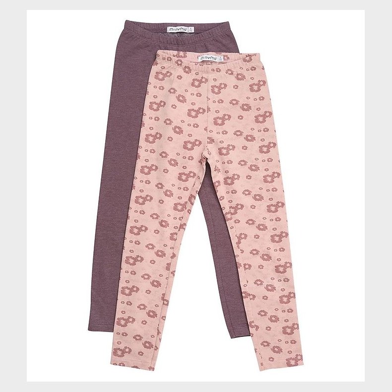 Minymo Leggings - 2-Pak - Misty Rose
