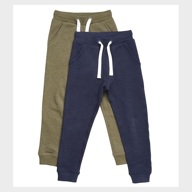 Minymo Sweatpants - 2-Pak - Dark Olive