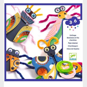 Djeco Kreast - DIY - Trk P Snor - Sm Dyr Og Piperensere