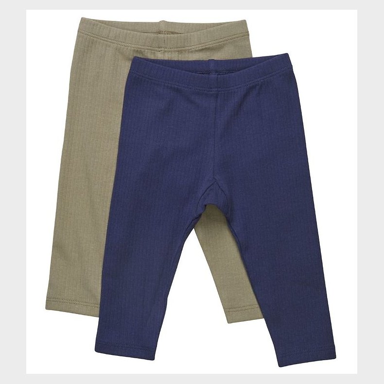Minymo Leggings - 2-Pak - Dark Navy