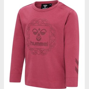 Hummel Bluse - hmlHelga T-Shirt L/S - Earth Red