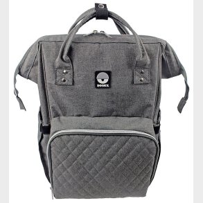 Dooky Pusletaske Rygsk - Stor - Grey Melange