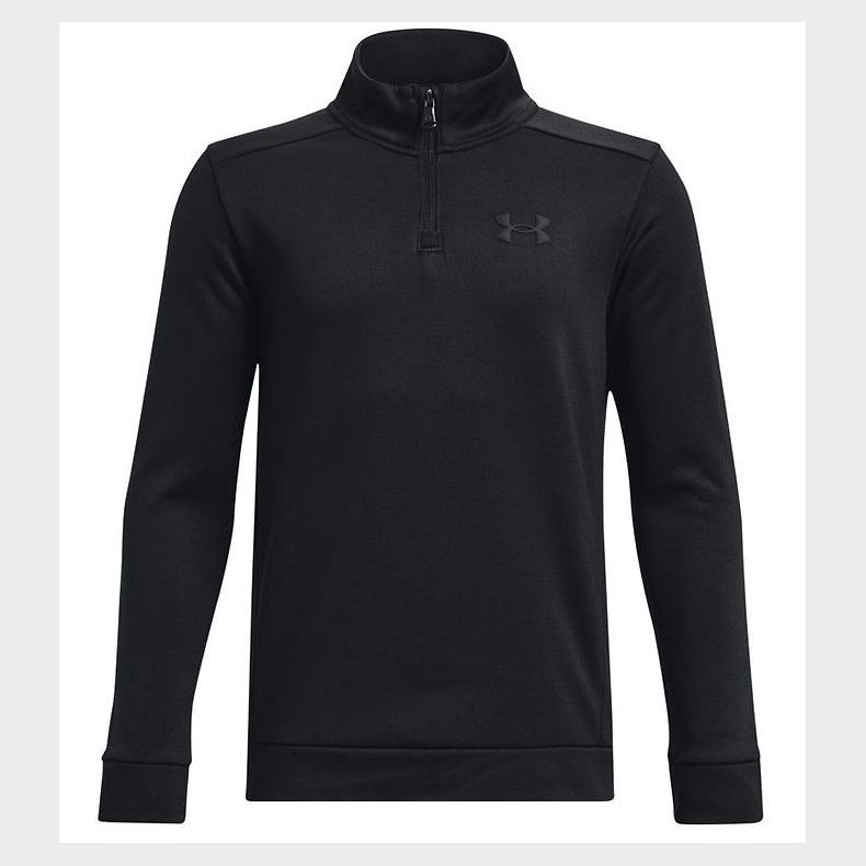 Under Armour Bluse - Fleece - 1/4 Zip - Sort