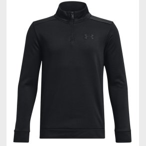 Under Armour Bluse - Fleece - 1/4 Zip - Sort