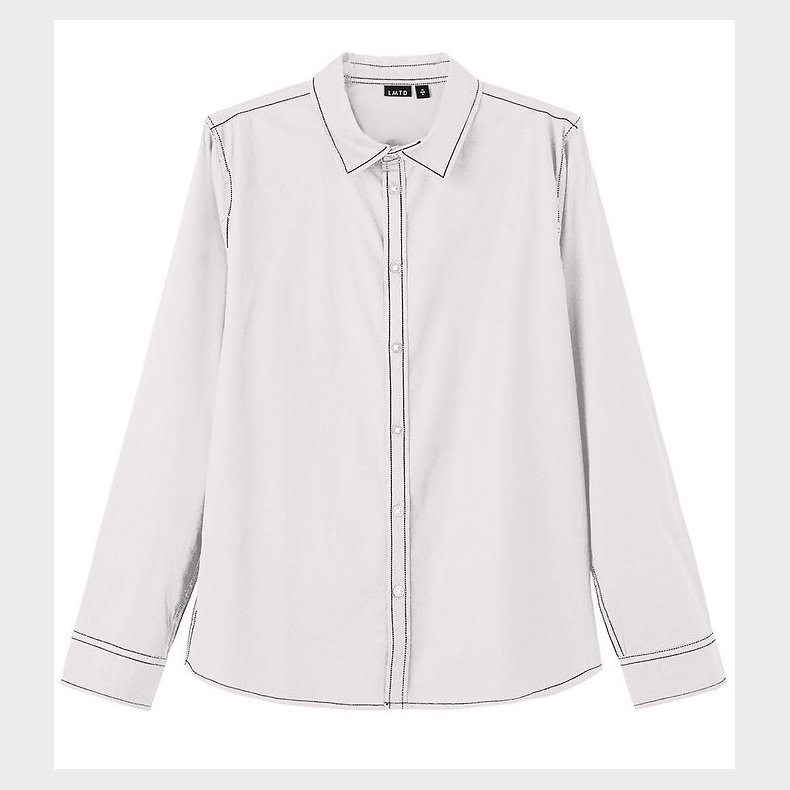 LMTD Skjorte - NlmFredast - Bright White