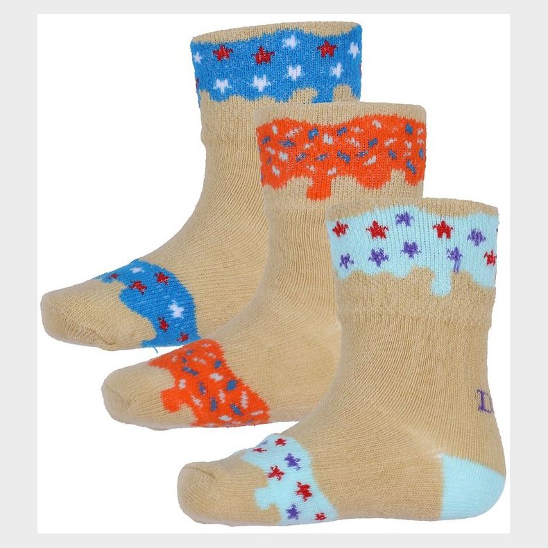 Dooky Strmper - Donut Socks - 3-Pak - Blueberry Orange