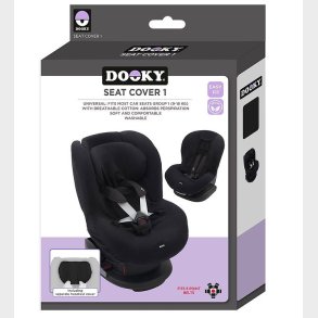 Dooky Sdeovertrk Til Autostol - Sort