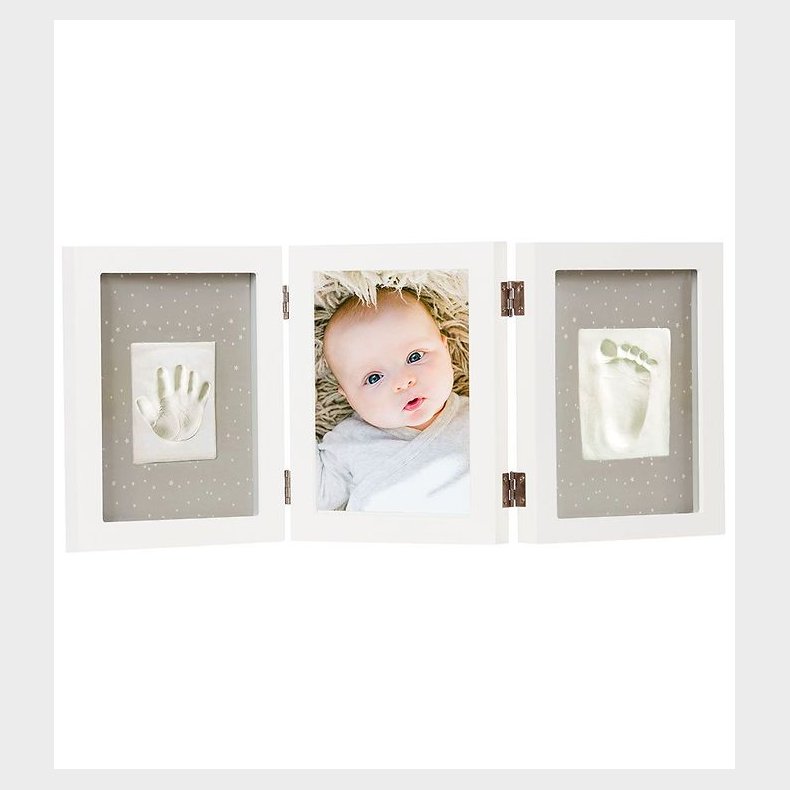 Dooky Hnd- og Fodaftryk St - Happy Hands - Triple Ramme