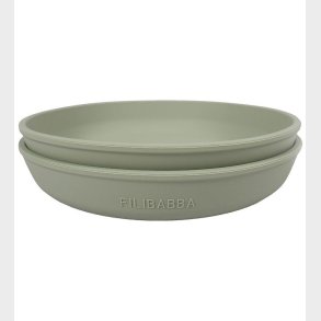Filibabba Tallerkener - Silikone - 2-Pak - Green