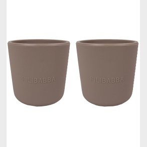 Filibabba Silikone Kop - 2-Pak - Warm Grey