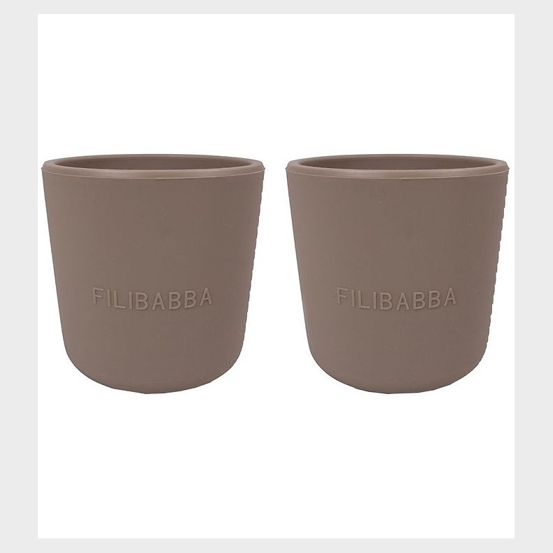 Filibabba Silikone Kop - 2-Pak - Warm Grey