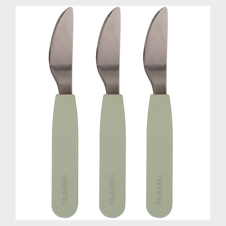 Filibabba Silikone Knive - 3-Pak - Green