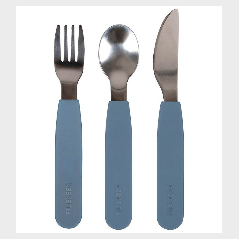 Filibabba Silikone Bestikst - Powder Blue