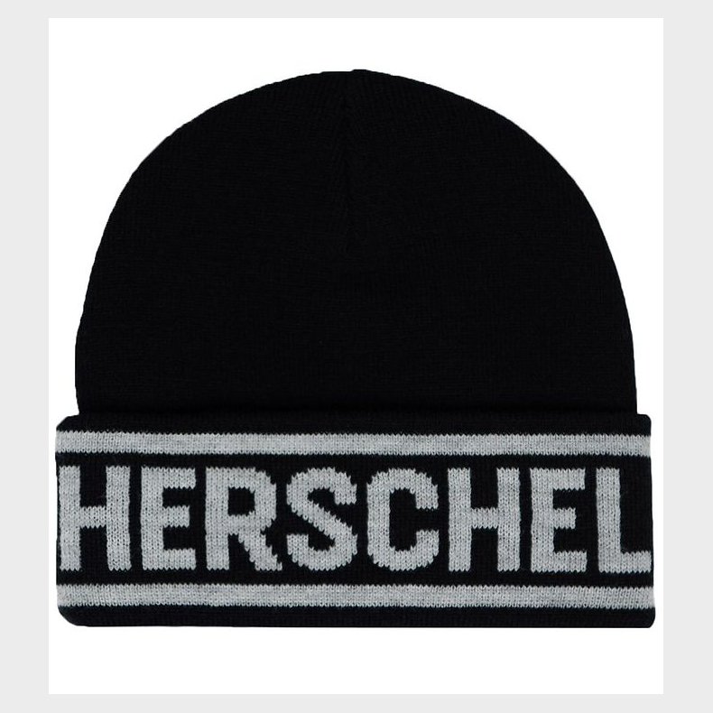 Herschel Hue - Strik - Elmer - Black/Heather Light Grey