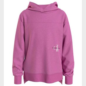 Calvin Klein Httetrje - Monogram Off Placed Hoodie - Iris Orch