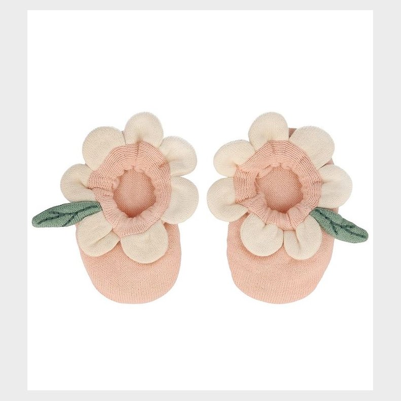 Meri Meri Futter - Peach Daisy Baby Booties