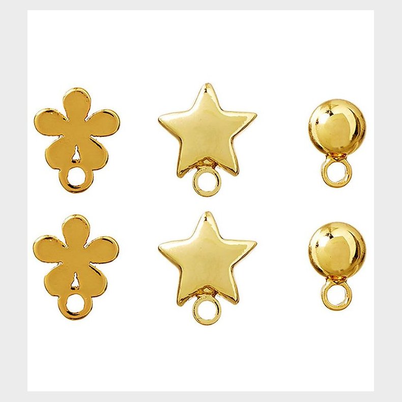 Me&My BOX restikker - 3-pak - Guldbelagt 18 k