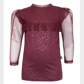 Little Wonders Bluse - Zoe - Burgundy Glitter