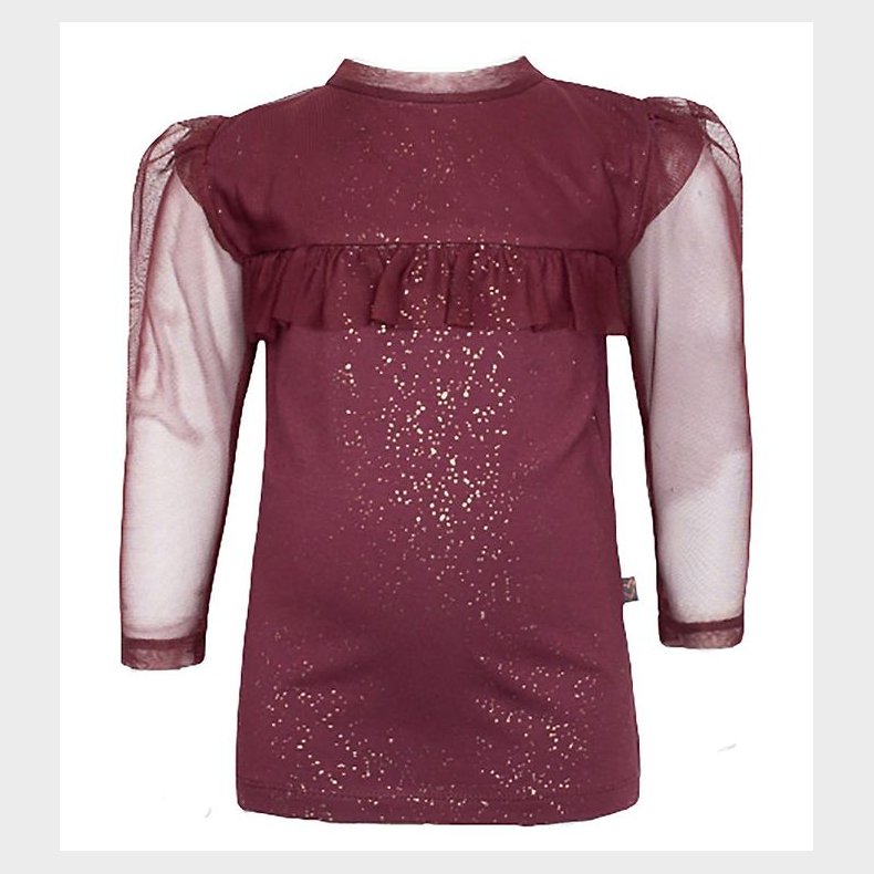 Little Wonders Bluse - Zoe - Burgundy Glitter
