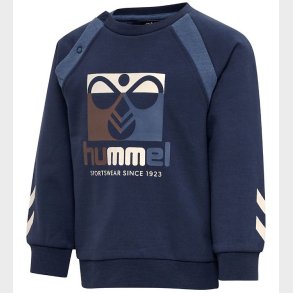 Hummel Sweatshirt - hmlLassen - Sargasso Sea m. Logo