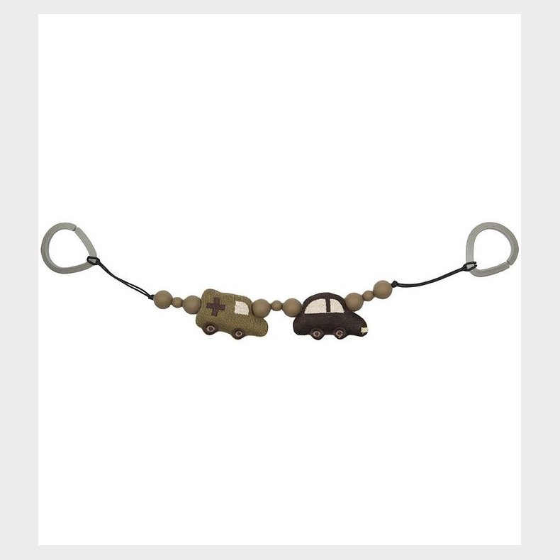 Smallstuff Barnevognskde - Engine - Dark Mole/Green