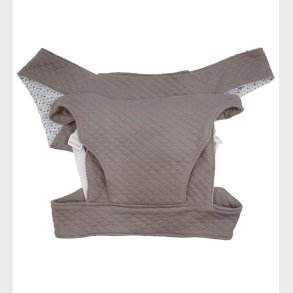 Asi Dukketilbehr - Dukkebresele - Warm Grey And Vintage Print