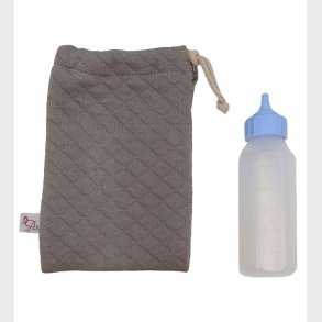 Asi Dukketilbeh�r - Sutteflaske m. Opbevaringspose - Warm Grey