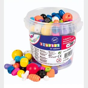 Playbox Perler - Tr�perler I Spand - 150 Stk - Basisfarver