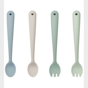 Liewood B�rnebestik - 4-Pak - Silikone - Shea - Dusty Mint