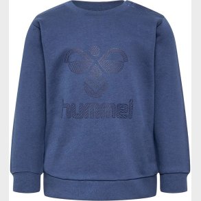 Hummel Sweatshirt - hmlFastwo Lime Sweatshirt - True Navy