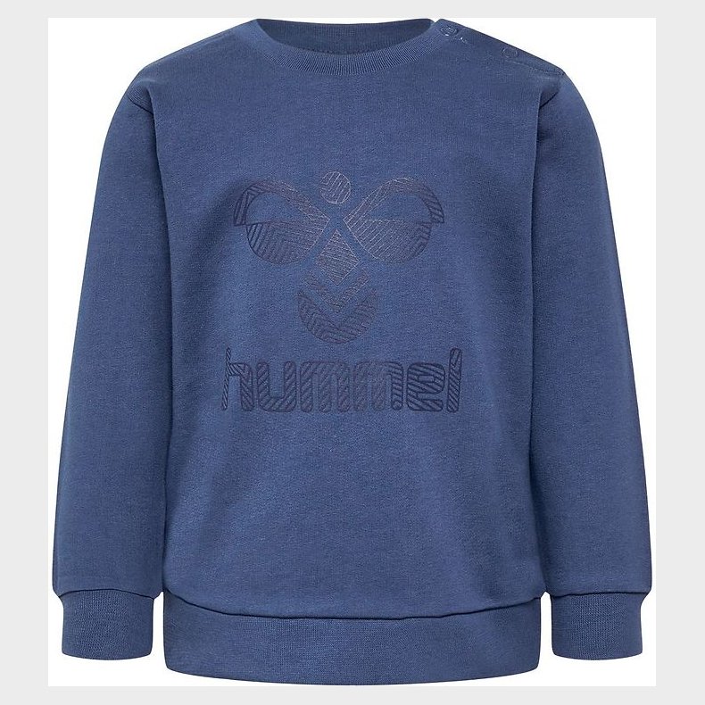 Hummel Sweatshirt - hmlFastwo Lime Sweatshirt - True Navy