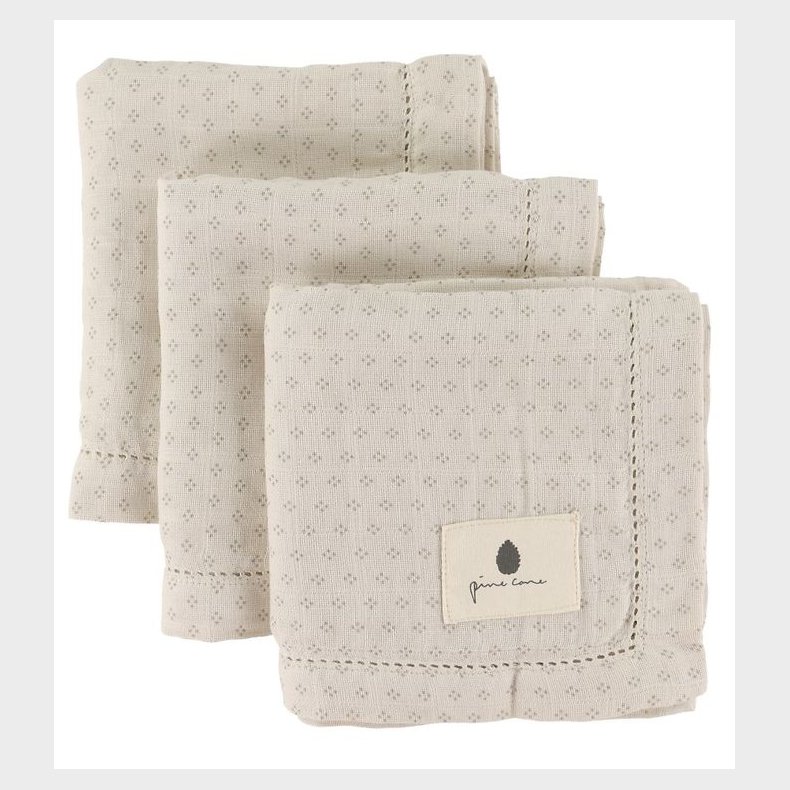 Pine Cone Stofbleer - 70x70 cm - Edith - Natura Dot