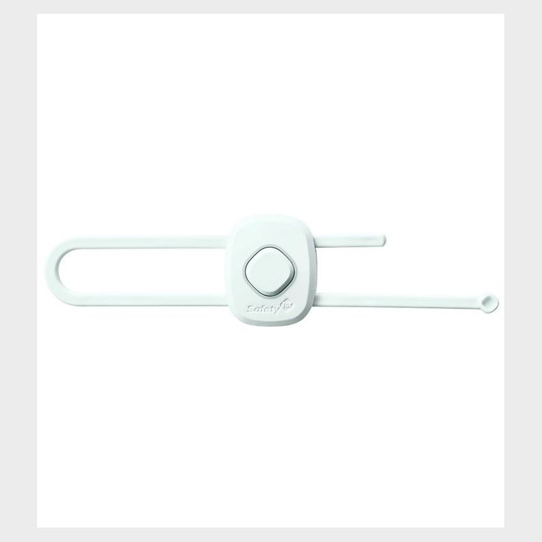 Safety 1st Skabsls m. Snydeknap - Hvid