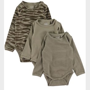 Sofie Schnoor Body l/ - 3-pak - Dusty Green