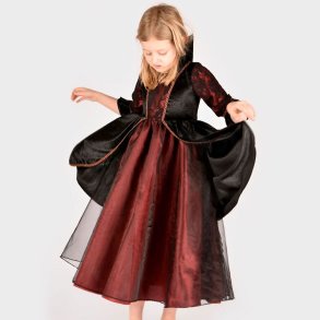 Den Goda Fen Udkldning - Vampyrkjole - Rd/Sort