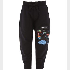 Versace Sweatpants - Sort m. Print/Lommer
