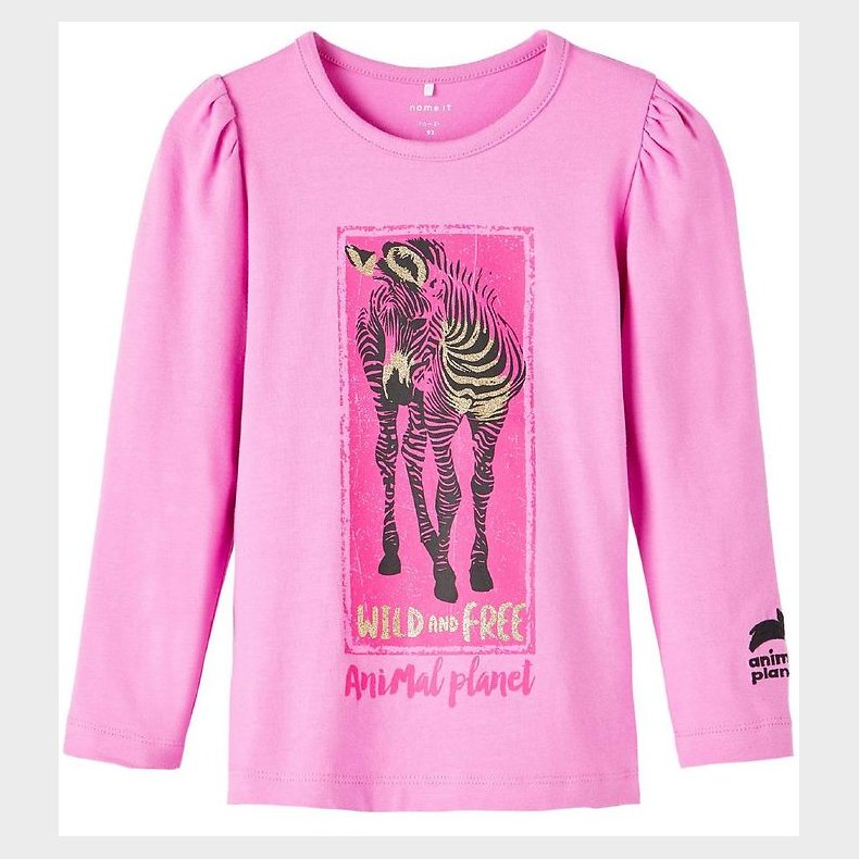 Name It Bluse - NmfJessica AnimalPlanet - Cyclamen