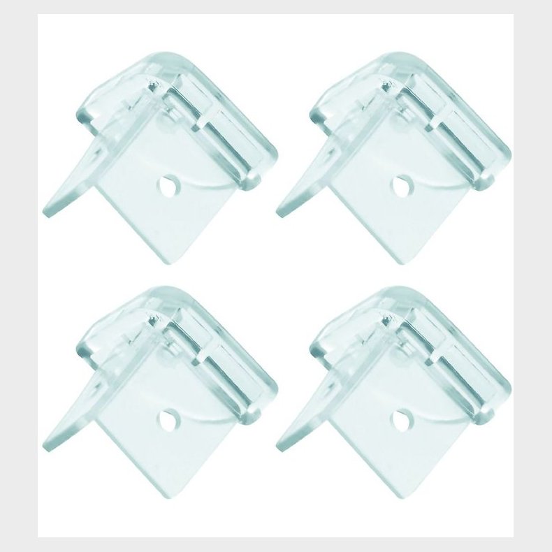 Safety 1st Hjrnebeskyttere - 4-pak - Gennemsigtig