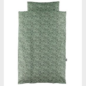 Nrgaard Madsens Sengetj - Baby - Mrkegrn m. Dinosaur