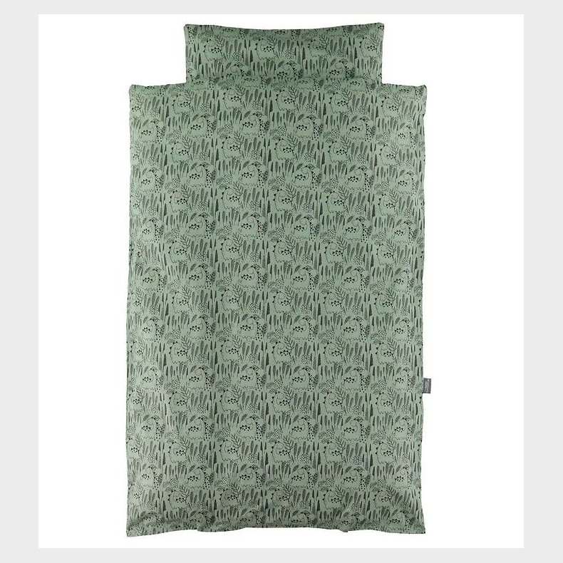 Nrgaard Madsens Sengetj - Voksen - Mrkegrn m. Dinosaur