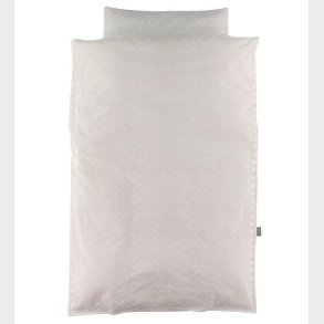 N�rgaard Madsens Senget�j - Baby - Hvid m. Broderi