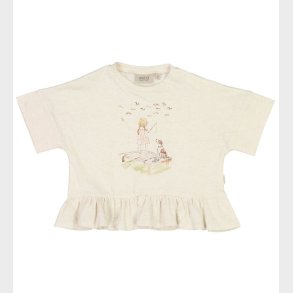 Wheat T-shirt - Fishing - Moonlight Melange